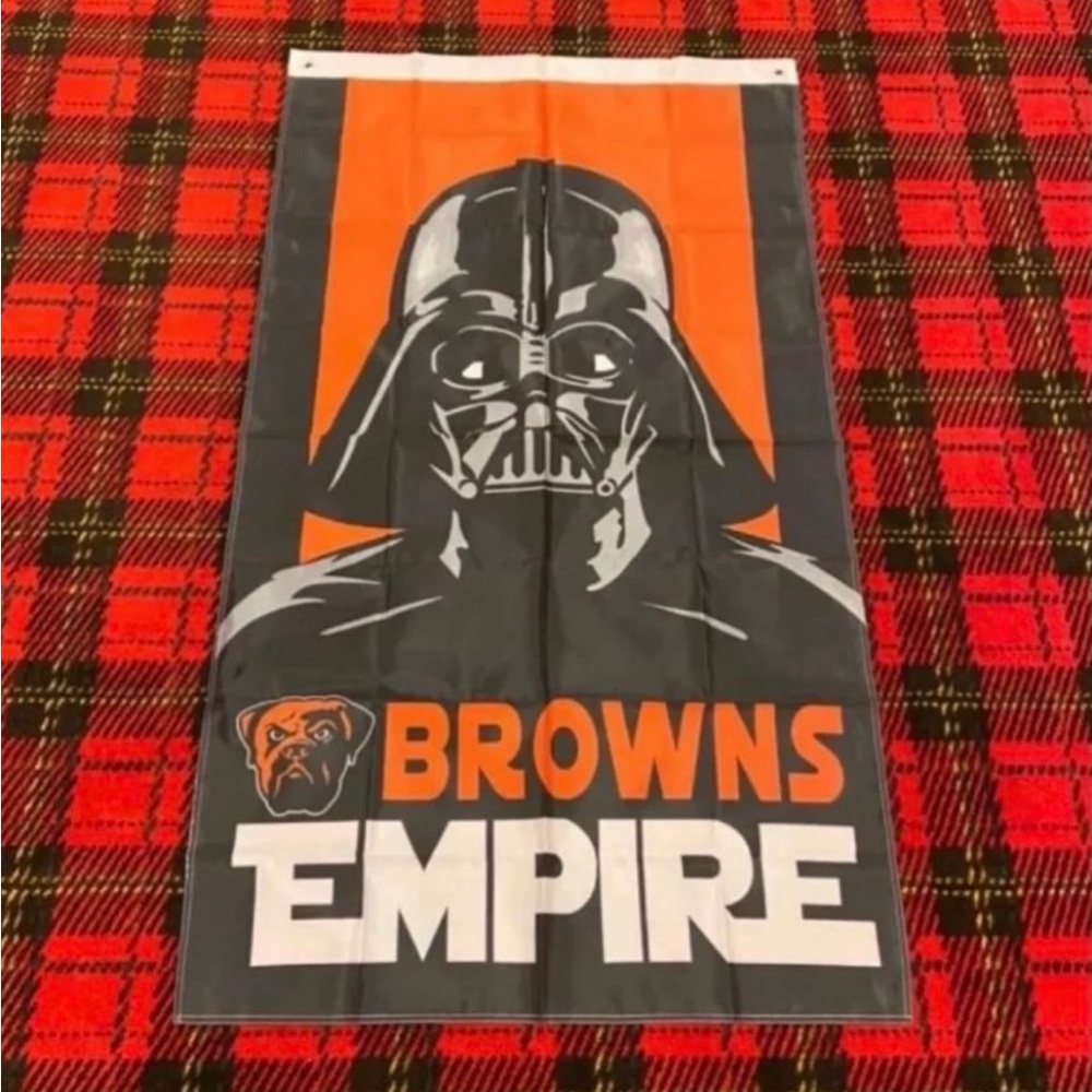 Brand new Cleveland Browns banner flag